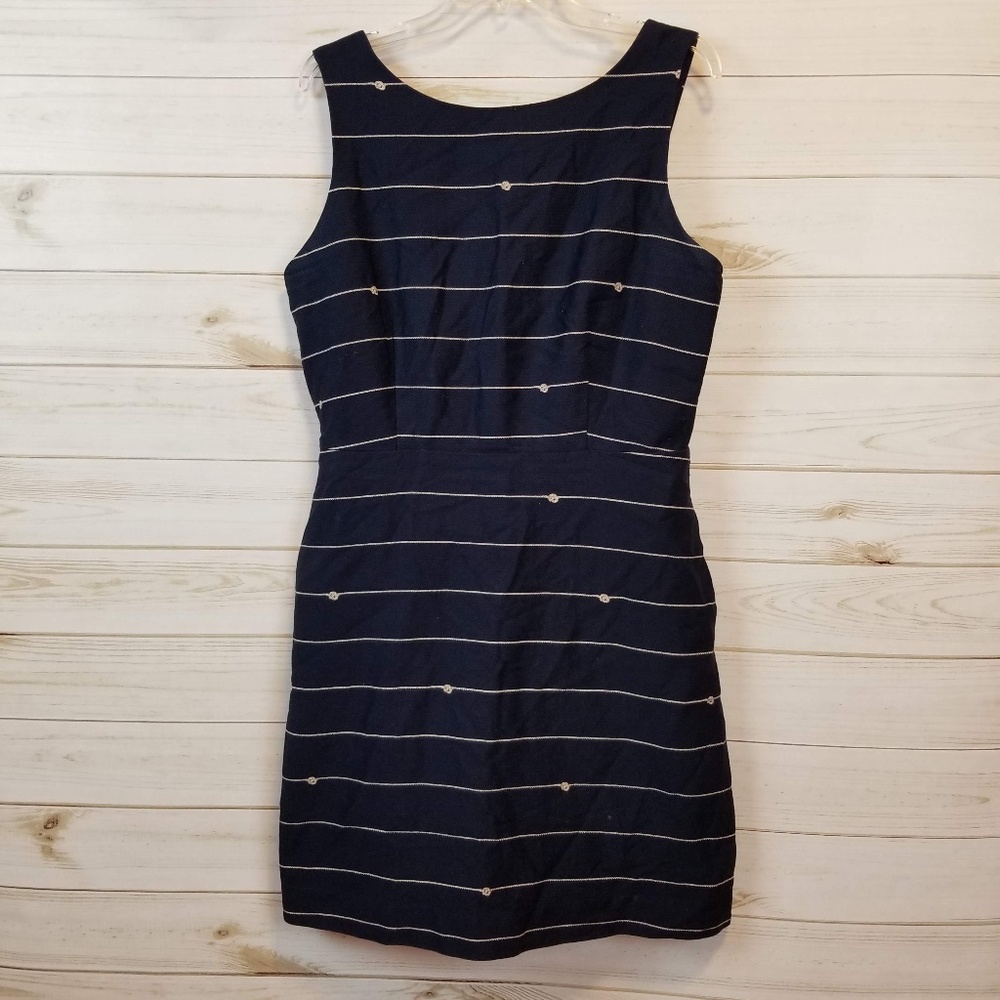 The limited navy embroidered dress size 12
